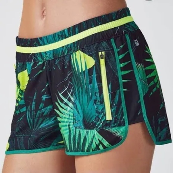 Fabletics Shorts Tropical Palm Tyson Shorts - Picture 1 of 9